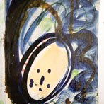 Sandy Brown in her studio 2016